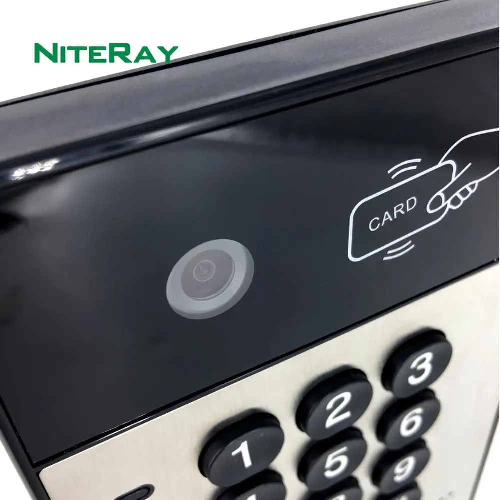 Security IP Door Phone Door Intercom Phone Compatible with Door Magnetic Lock IP PBX System