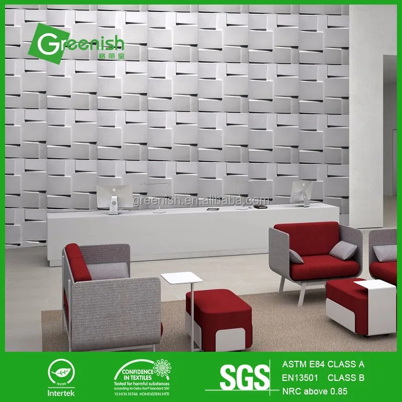 Beautiful popular soundproof 3d acoustic wall panel