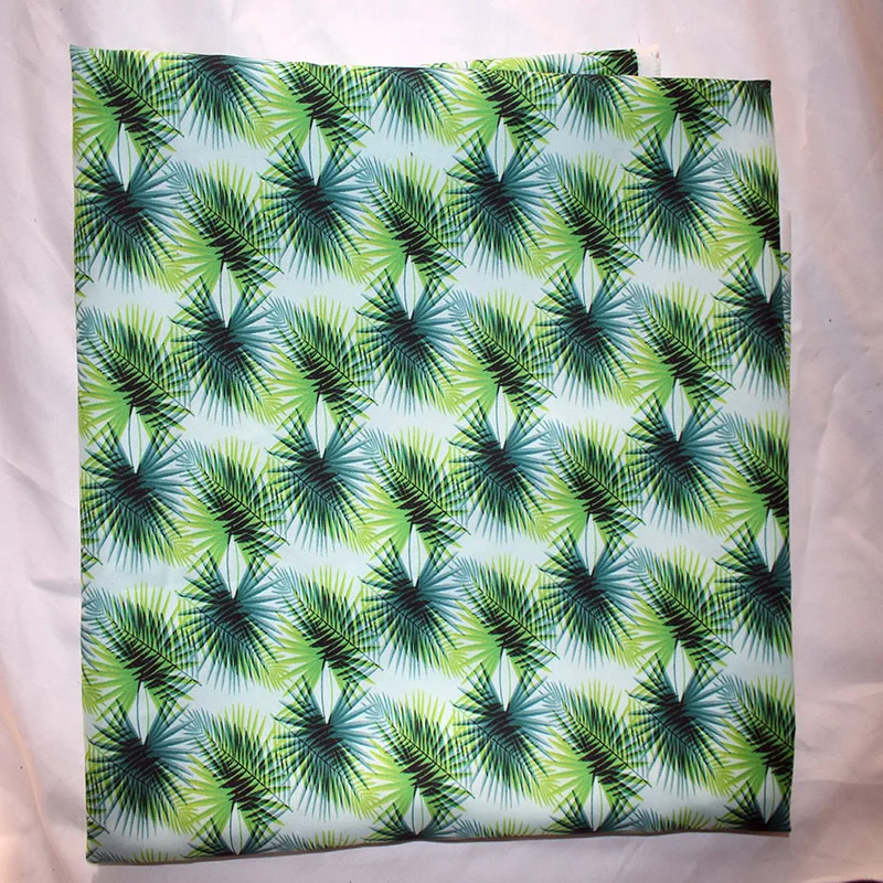 Hot Sale Printed 100% Polyester Microfiber Peach Skin Fabric For Garment