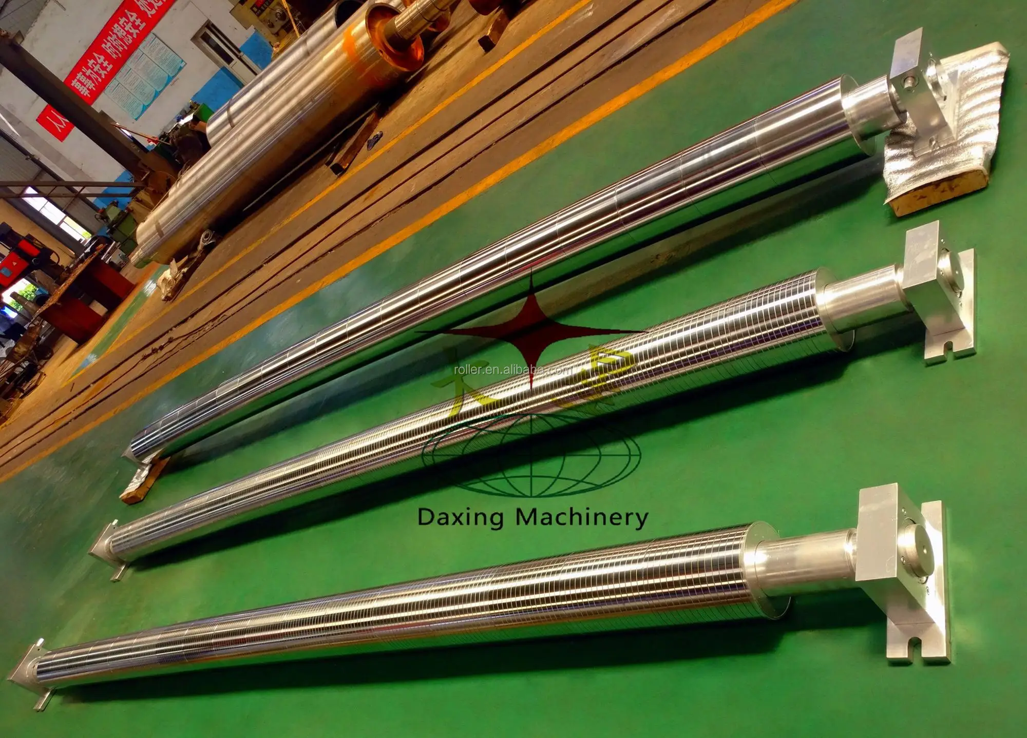 banana roller for paper rewinding machine