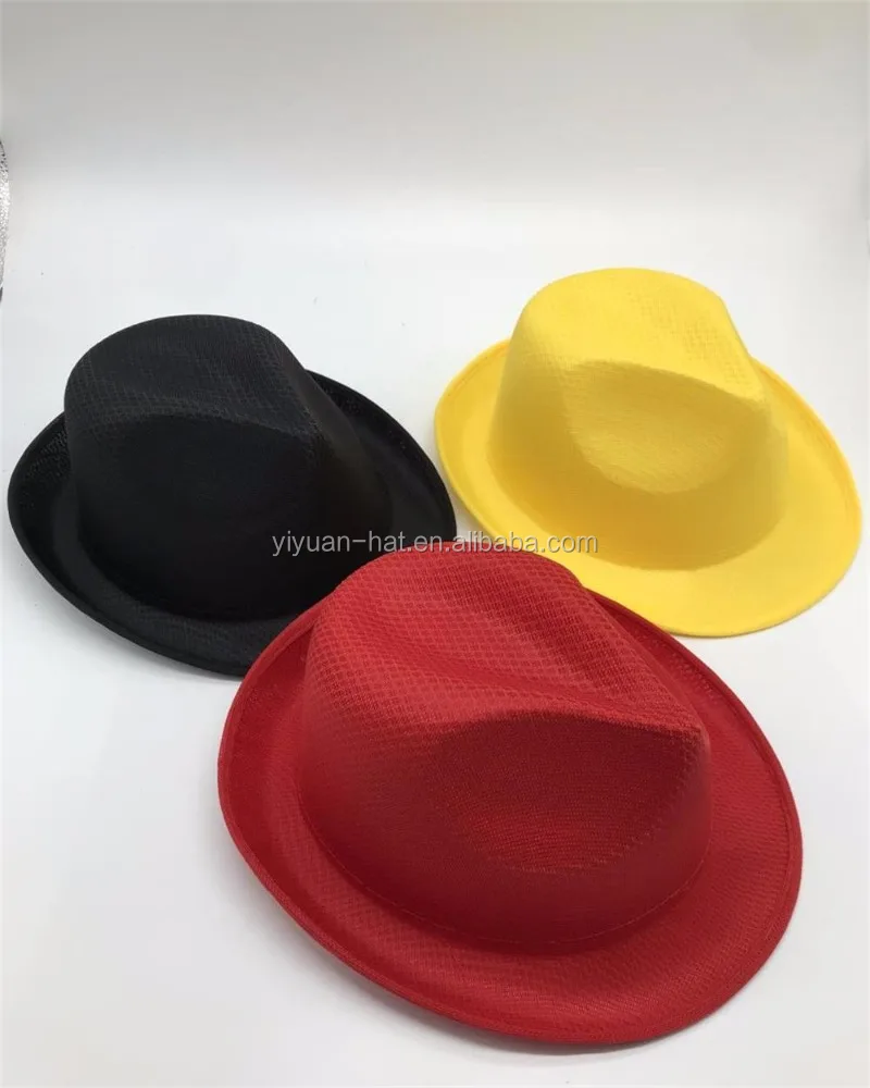 
Cheap Promotional Paper Fedora Straw Hat, Fashion Men Women Straw Hat Fedora 
