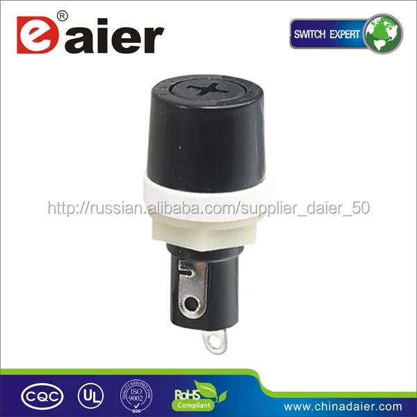 Daier 12MM MF-528 5*20 Держатель предохранителя 10a 250v