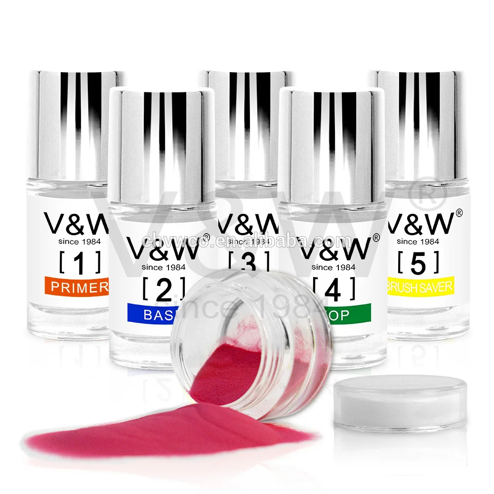 beauty trending 2020 colored acrylic powder bulk nail kit 500 colors