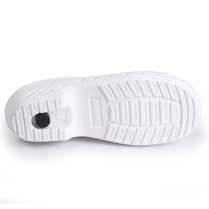 Anno TPE1001 White Unisex ESD Shoes Cleanroom Medical Lab Anti-static Surgical Clogs Safety Shoes