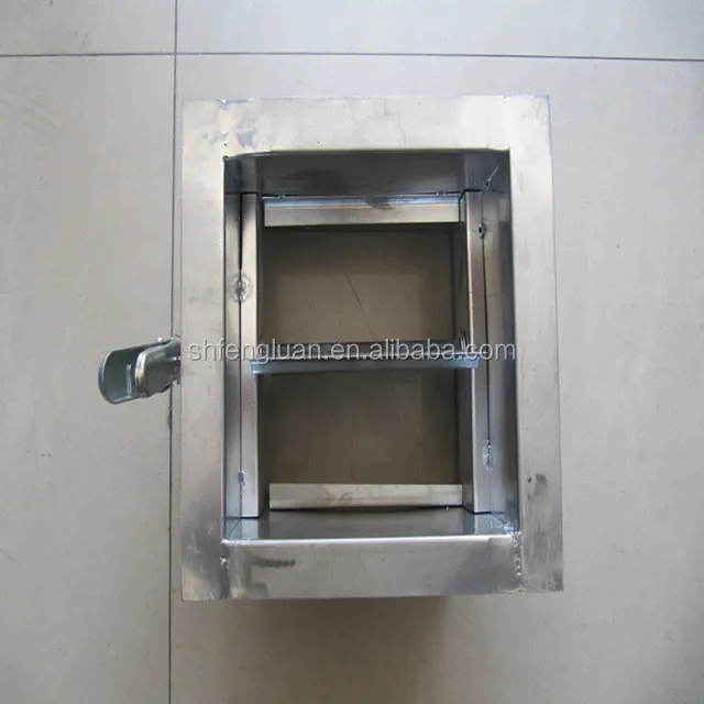 competed price galvanized steel rectangular adjustable valve for duct volume control damper