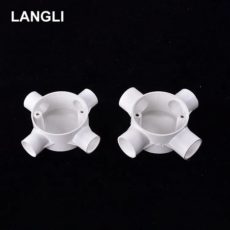  Flexible Pipe Pvc Electrical Fitting Tee 20 Mm