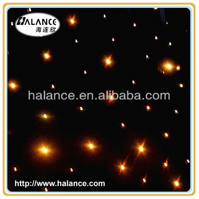 
starry sky lighting fiber optic led star cloth 