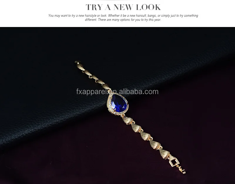 
Beautiful Sapphire Rhinestone Alloy Jewelry Set Necklace Earring Bracelet Ring Sets Wholesale G0120 