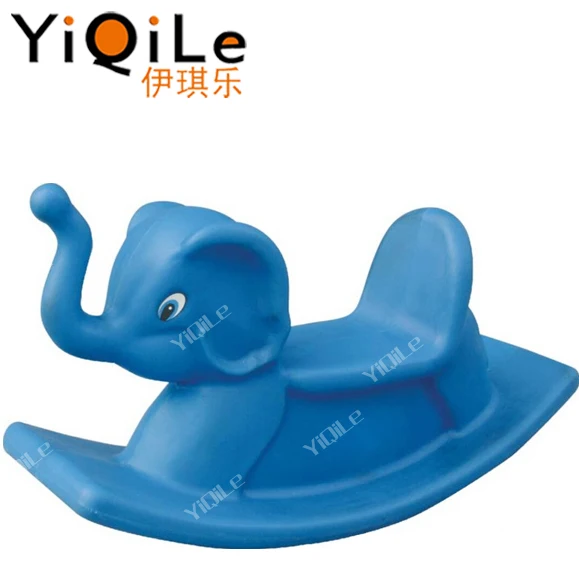 Colorful fish design plastic toddler rocking toys