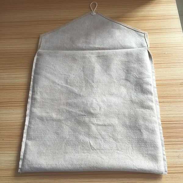 Customized Jute Burlap envelop bag hemp bag  with printing logo