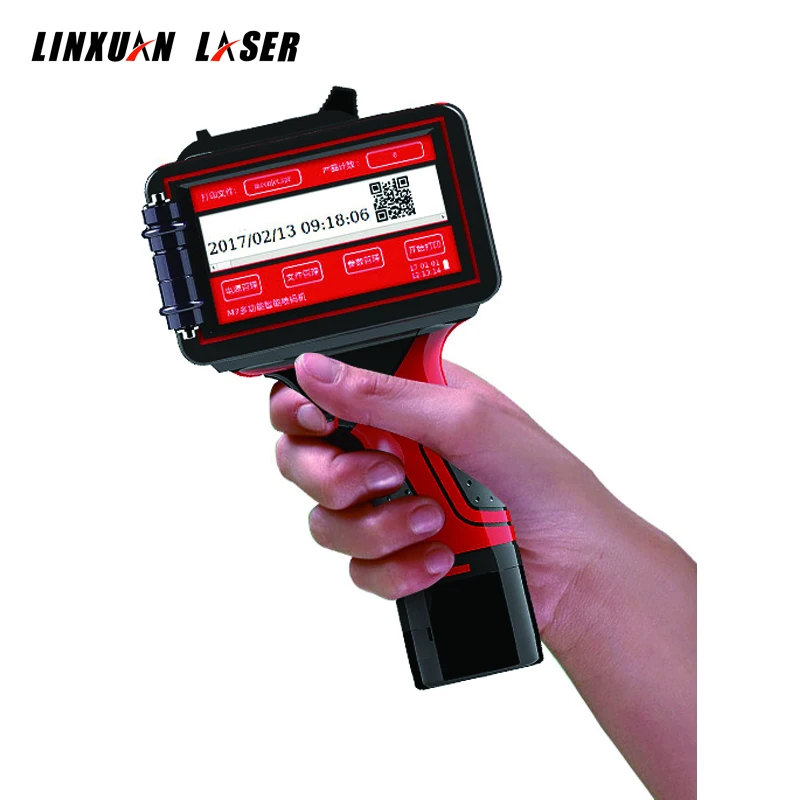 Черный Быстросохнущий ручной струйный принтер, струйная печатная машина, Трафаретный принтер, принтер для этикеток