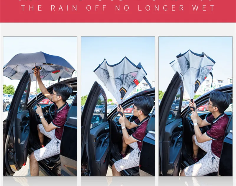 umbrellas with logo prints fiberglass ribs mini cats inverted umbrella