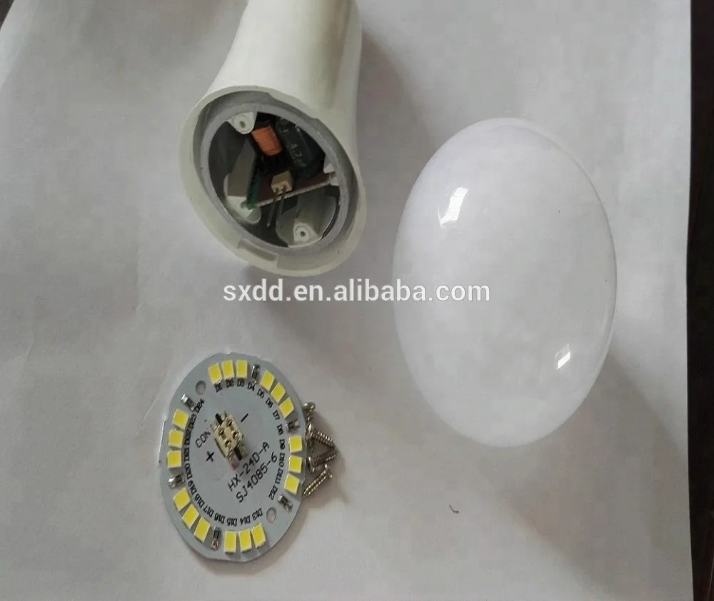 Suppliers LED Light Bulb China SKD CKD Raw Materials 3w 5W 7W 9W 12W 15W 30W 40W E27 B22, IC Driver. AC85-265V OEM 80 A60 1200