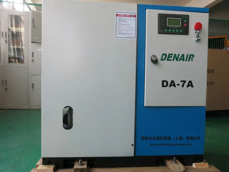 5.5kВт Двухвинтовой воздушный компрессор с ременным приводом