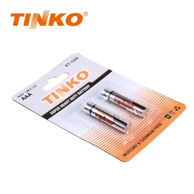 TINKO Carbon zinc um-4 1.5v r03p size aaa um4 dry battery