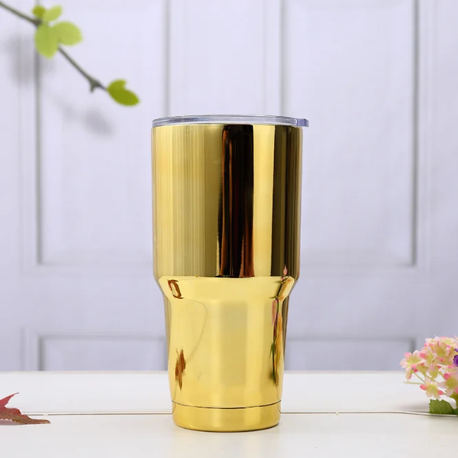 High Quality 30OZ Multi-Color Double Wall Vacuum Insulated Stainless Steel Sublimation Mug With UV Plating