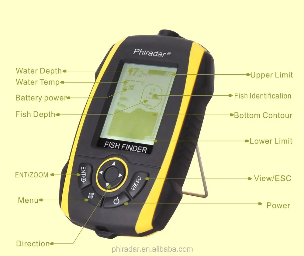 new arrival portable Fish Finder built-in lithium battery