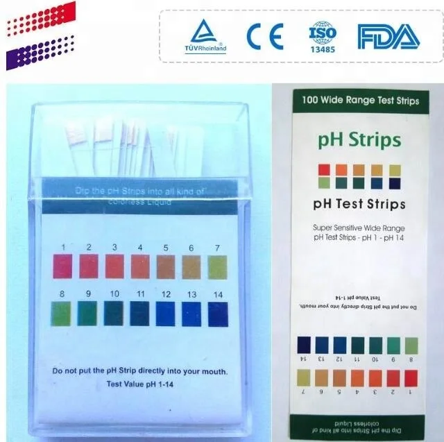 gastric ph test strips  2.0-9.0