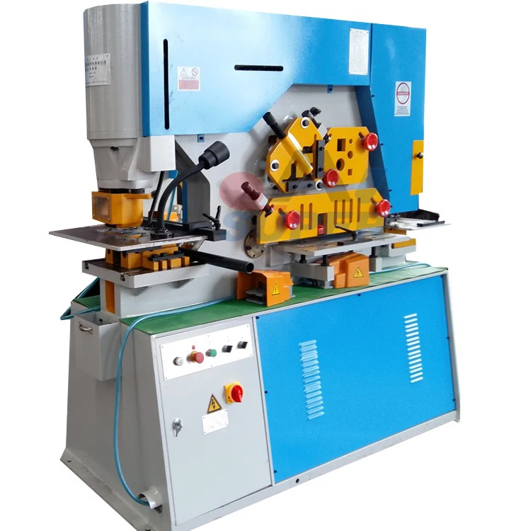 Metal Steel Iron Worker Punching Machine Manual For Metal Sheet