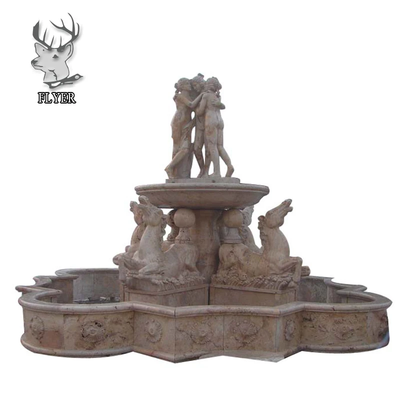 Hand carving large marble water fountain for sale (60790390455)