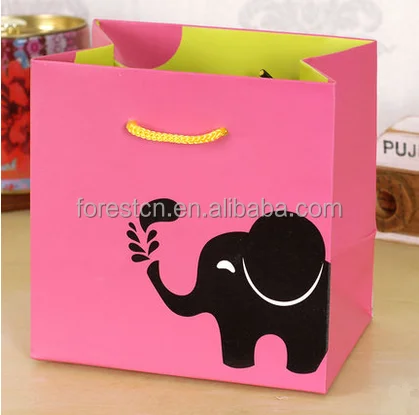 Cute cartoon birthday gift gift bag children holiday bag baby gift paper bag