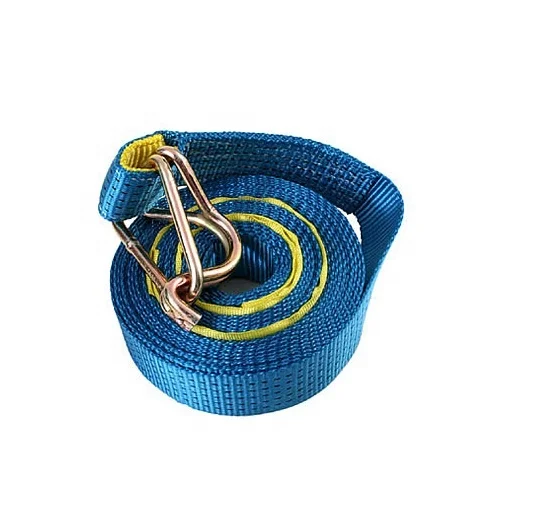 Australia type 50mm 5T cargo ratchet tie down with hook and keeper/swan hook