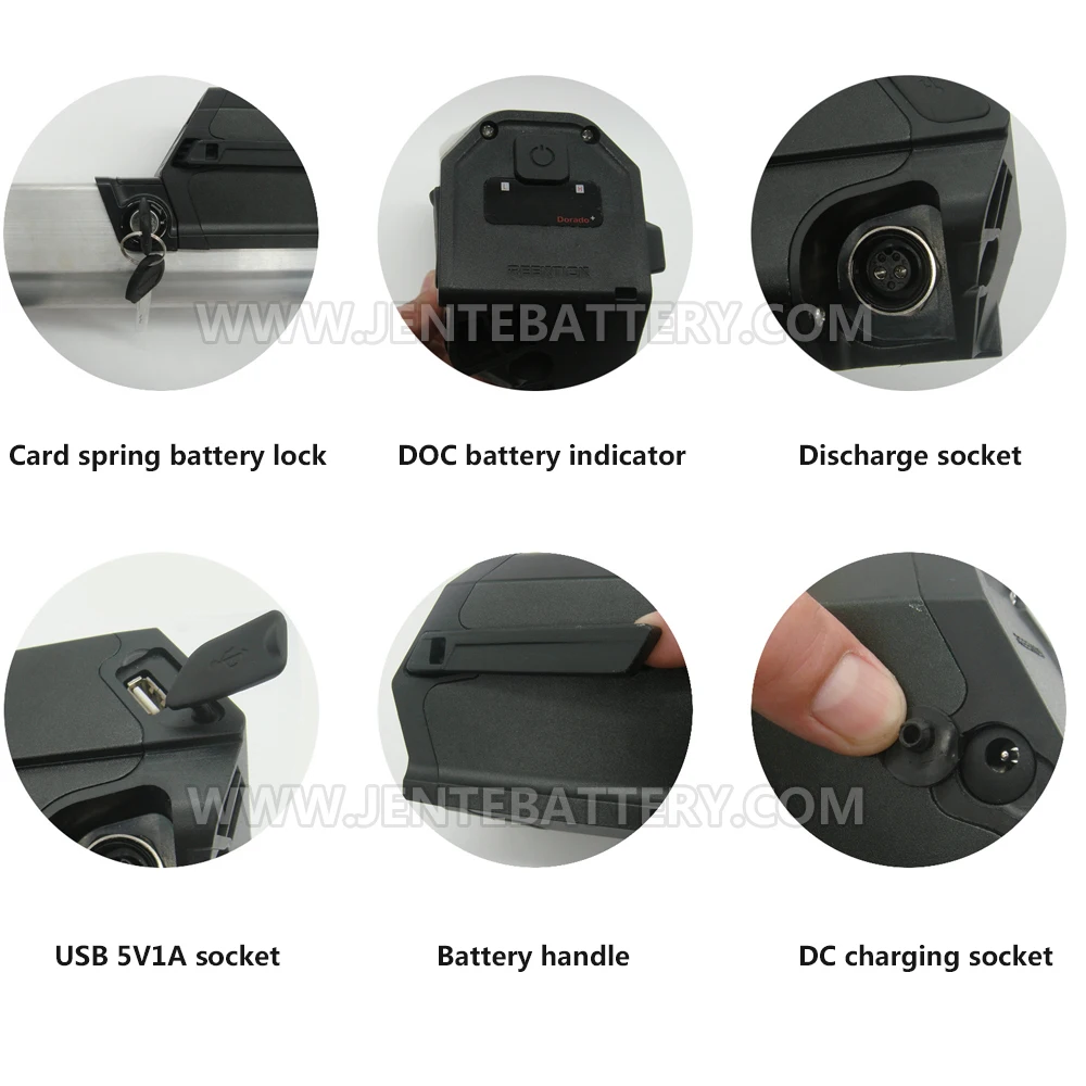 
Plus reention dorado 48v battery pack 17.5AH for electric bike motor 