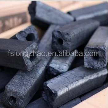 Machine Made Sawdust Briquette Barbecue Charcoal Bamboo Square Bbq Charcoal
