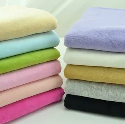 China Suppliers Knitted 80% Cotton 20% Polyester Organic Bamboo Terry Towels Women Tracksuit CVC Velvet Velour Fabric
