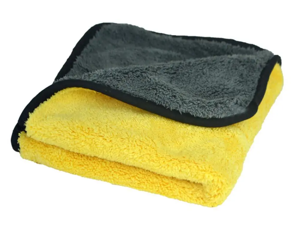 Hot sale custom super absorbent cleaning drying microfiber car wash towel Thick Absorbent Coral Fleece Car Washer Towel