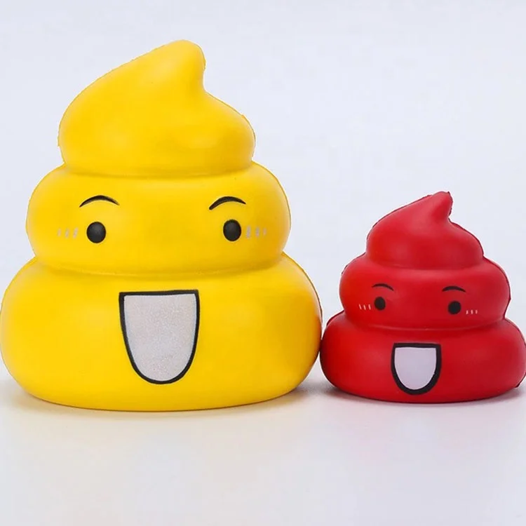 Wholesale Cheap Kawaii Squeeze Slow Rising Poop Shape Soft Pu Cute Squishy Toys Pu Foam Toy