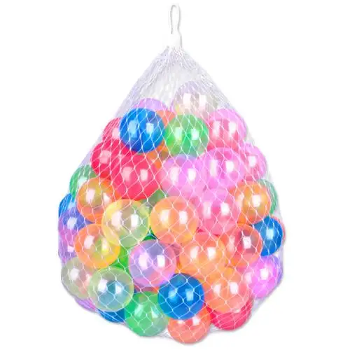 Разноцветные смешные шарики 6,5 см из полиэтилена низкой плотности