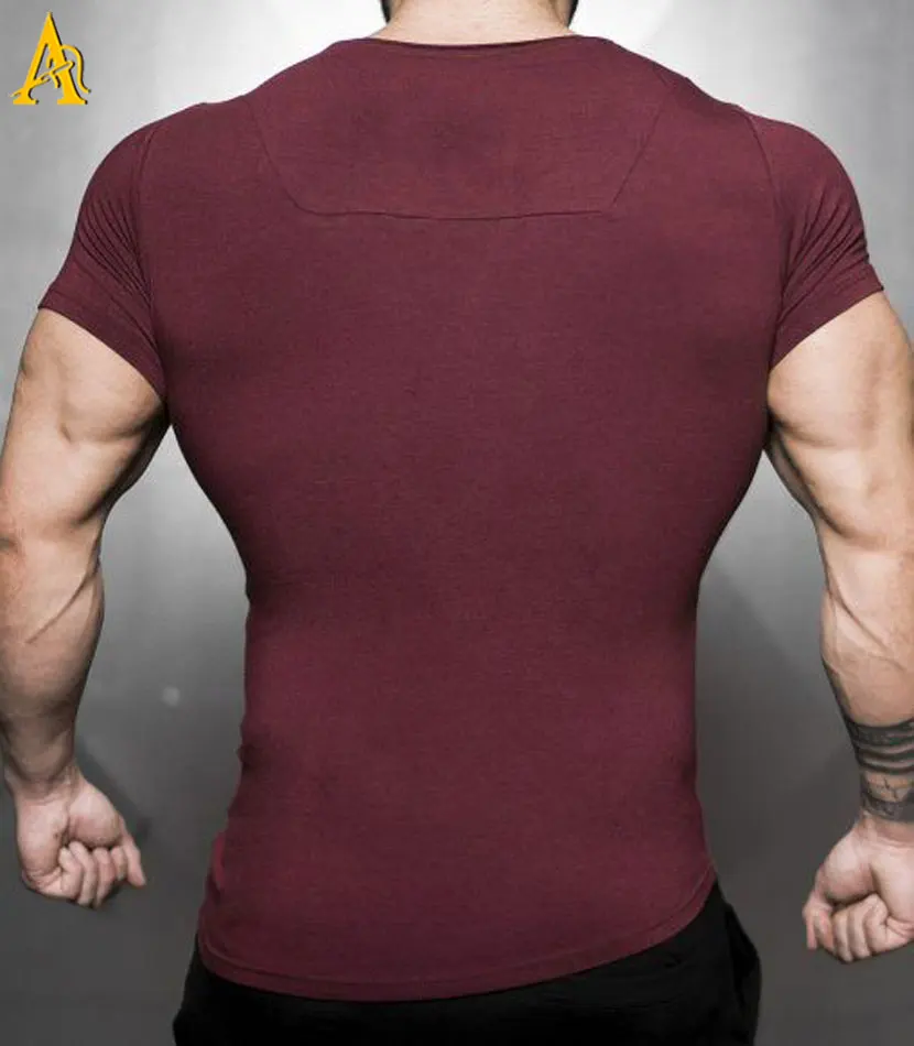 
High Quality 100% Pima Cotton Blank T-shirt Short Sleeve Round Neck Mens T Shirt with Curved Hem 