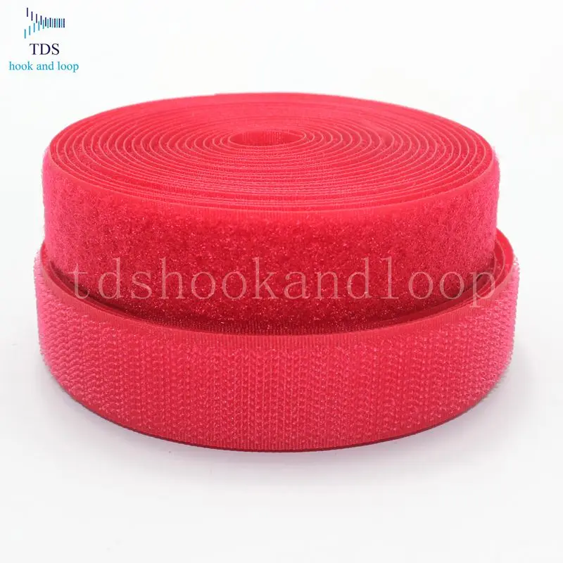 Customized colorful hook and loop tape for sewing