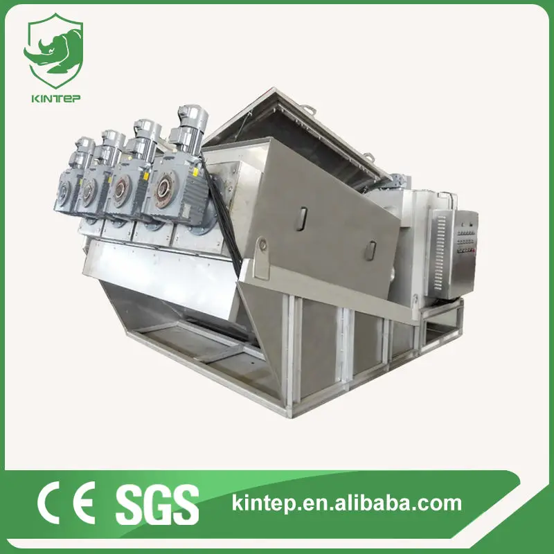 Kintep sludge dewatering machine screw press for palm oil industry