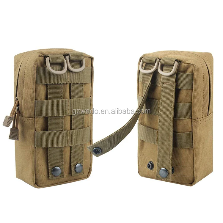 Outdoor Military Tactical Waist Bag Multifunctional EDC Molle Tool Zipper Waist Pack Accessory Durable Belt Pouch