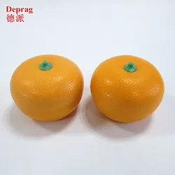 Nice pink color fruit shape plastic cosmetic bottle