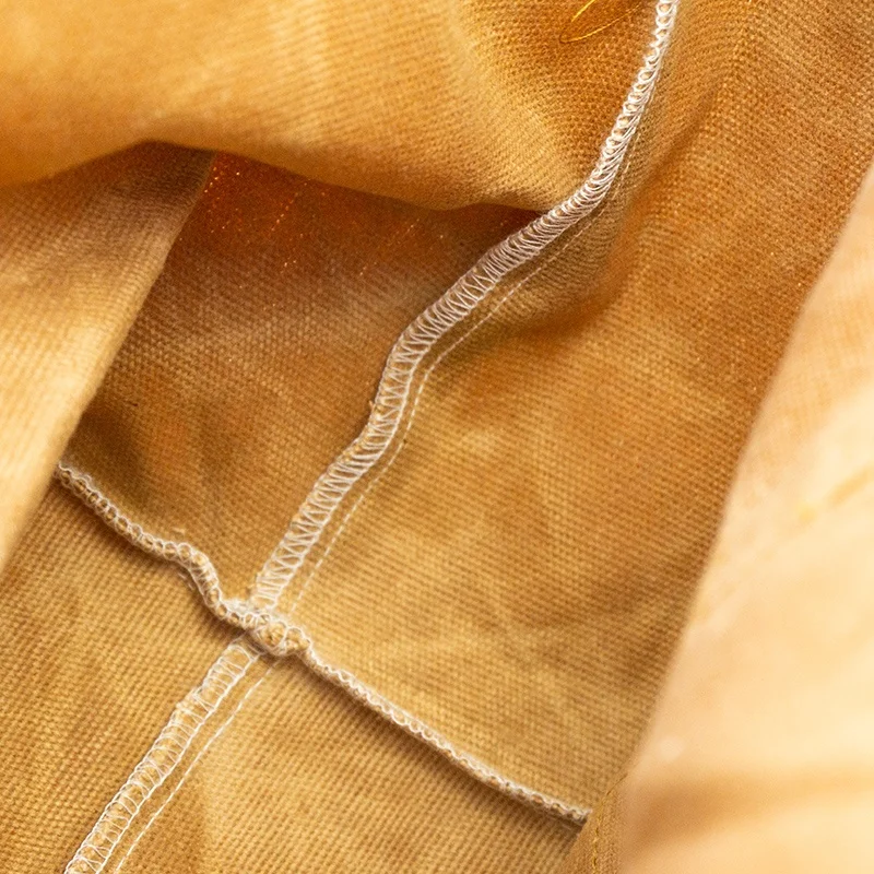 Wholesale large capacity waterproof waxed canvas shopping tote bag