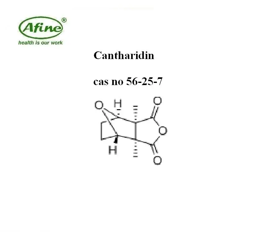 
Pharmaceutical ingredient Cantharidin cas 56-25-7 