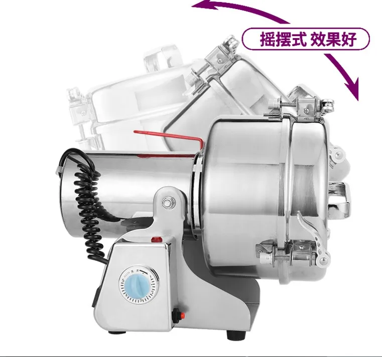 2000g high quality newest type nut flourmill grinder for food mini flour mill