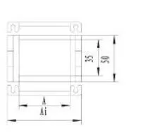 SUD-35 CE ISO9001 Robot heavy duity cable drag chain
