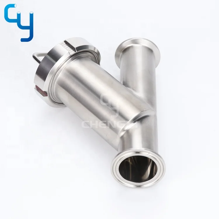 Stainless steel sanitary Y type strainer