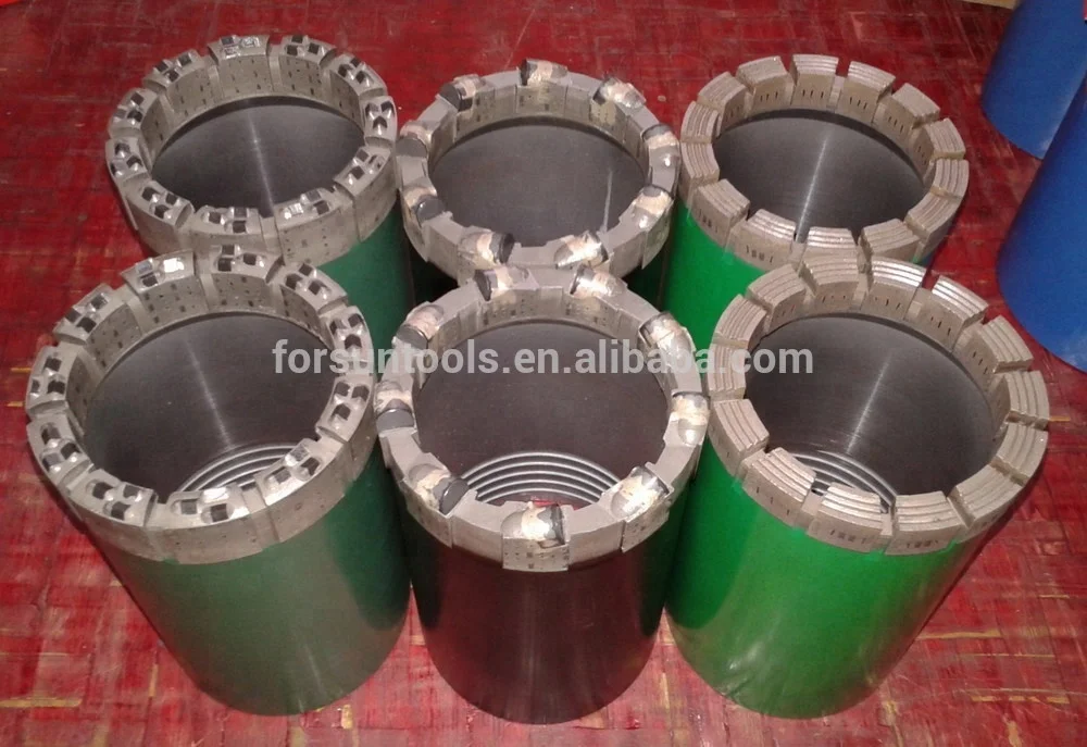T6 series PDC core drilling bits for triple tube core barrel