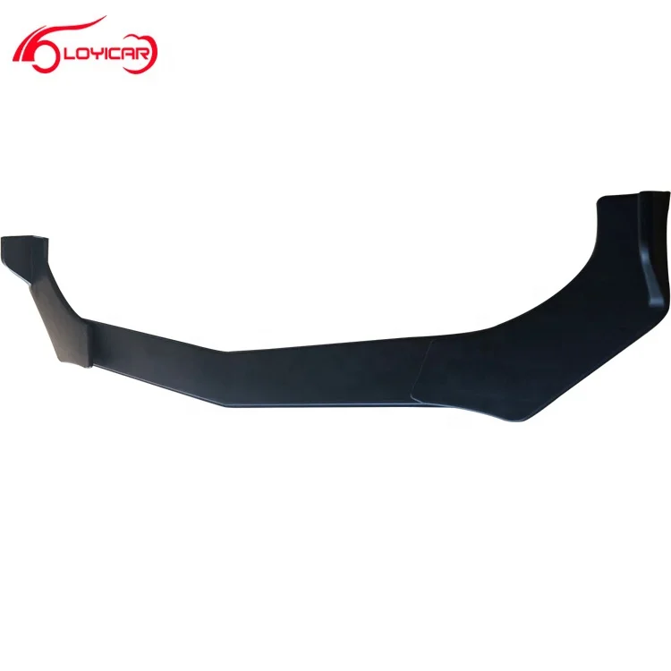Universal Type Matte Black 3pcs Front Bumper Lip Spoiler Protection Cover Fit for All Cars