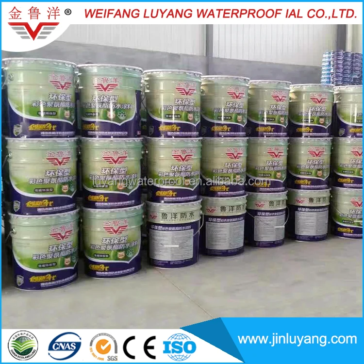 Белое полиуретановое покрытие для крыши на водной основе