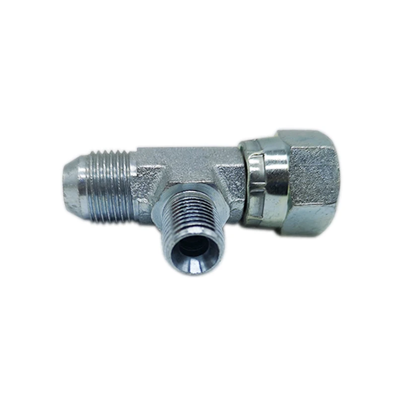 METRIC MALE 24 degree SEAT H.T. hydraulic tee adapter fittings