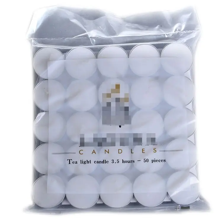 Unscented Private Label Cented Aluminum Cup Tealight Candles