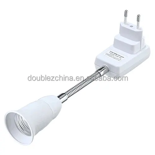 E27 Lamp Holder LED Light Bulb Universal Flexible Adjustable Converter Adapter Socket with Switch European Regulation Plug