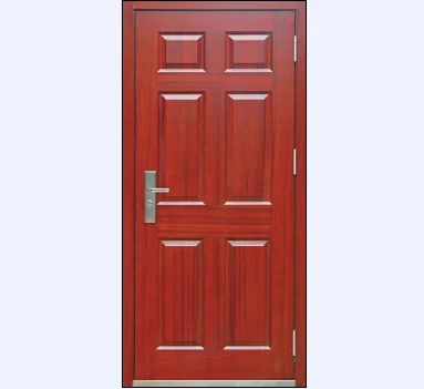 UL WH hollow metal exterior steel fire rated proof resistant doors 2 panel 6 panel door prices