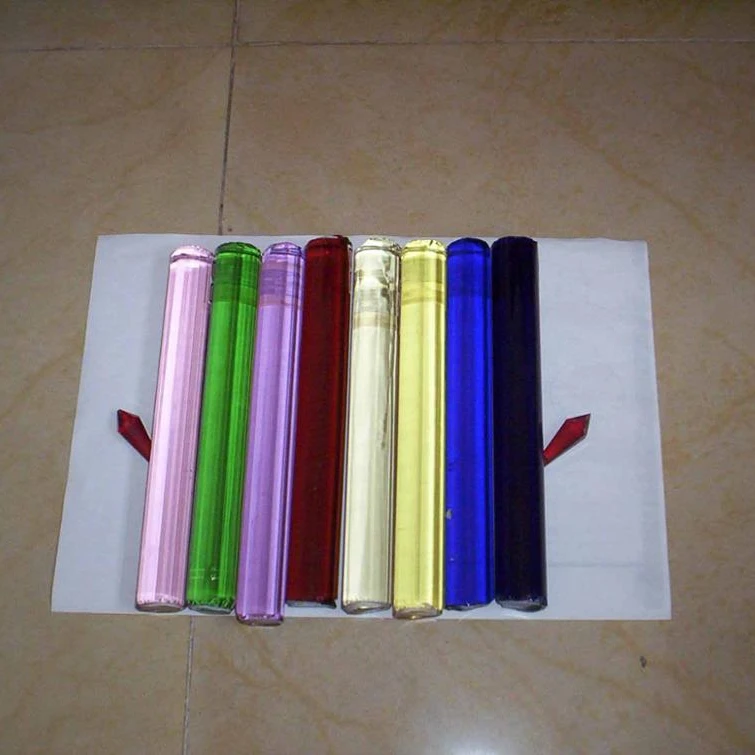 Borosilicate 3.3 Glass Tube red color